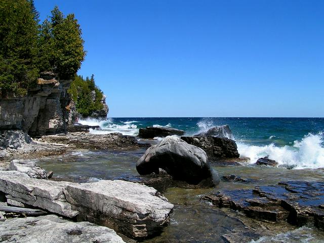 On the shore of Georgian Bay