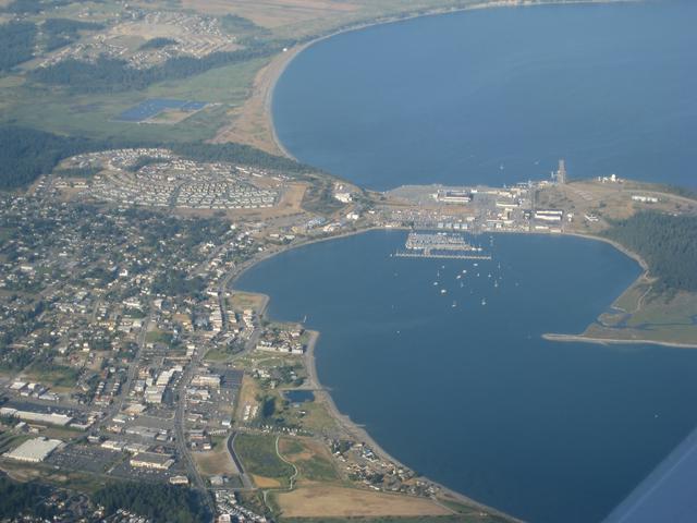 aerial view of Oak Harbor