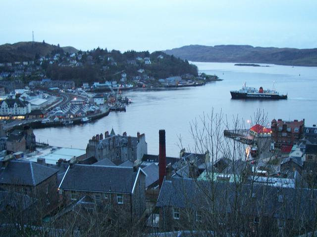 Oban Harbour from McCaig's Folly