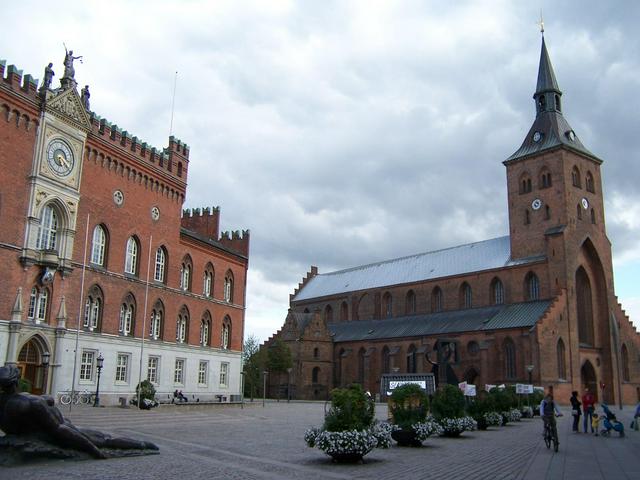 Town Hall and Saint Knud's Church