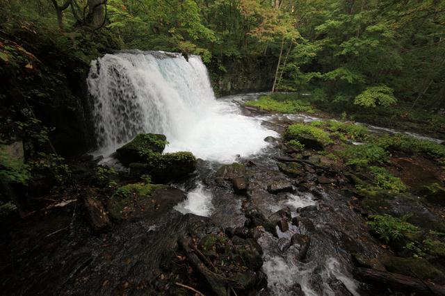 Choshi Otaki, the most famous waterfall of the Oirase Stream