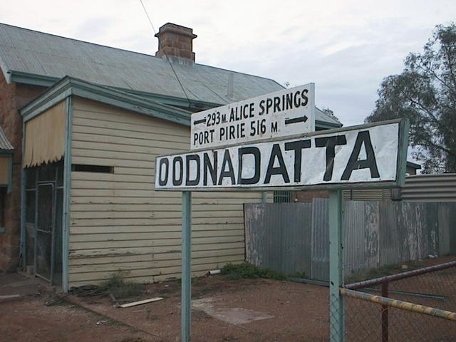 The abandoned station at Oodnadatta