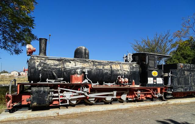 German Class Hd Locomotive no. 41 plinthed at Otjiwarongo railway station