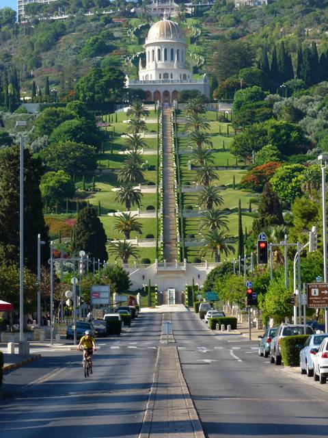 Ben Gurion Avenue and the Bahai Gardens