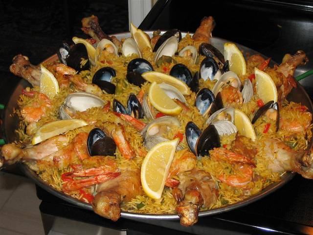 There are probably thousands of different variants of paella