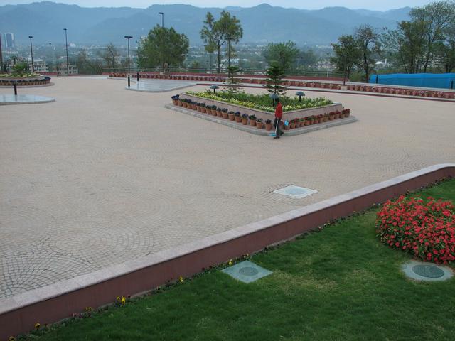 The site of Pakistan Monument