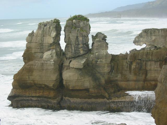 Rock formations off the coast