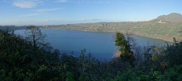 Panorama of Lake Albano