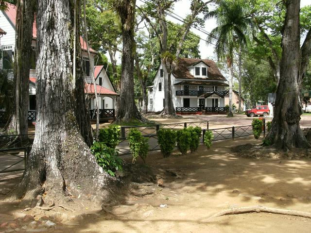 Old officer houses near fort Zeelandia