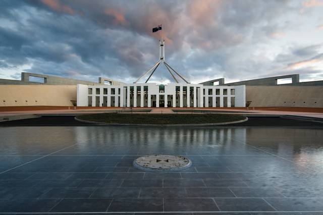 Parliament House in Canberra