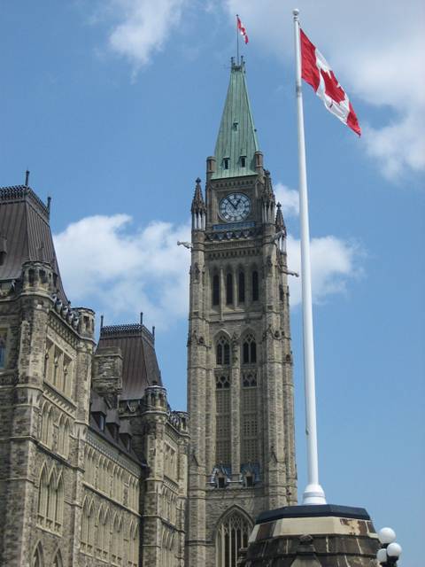 The Peace Tower, Parliament Hill