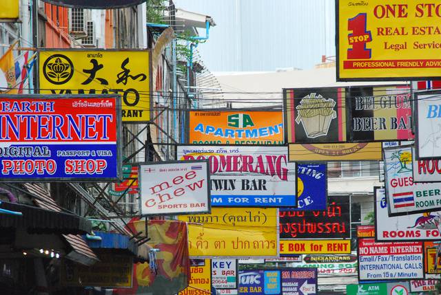 Signs in Pattaya