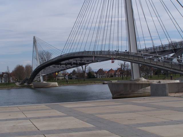 Pedestrian Bridge to Kehl, Germany