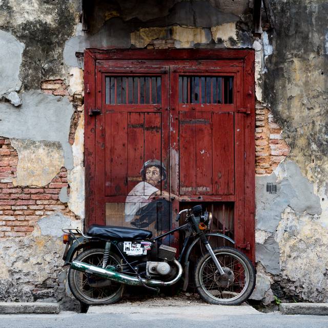 Boy on a Bike by Ernest Zacharevic