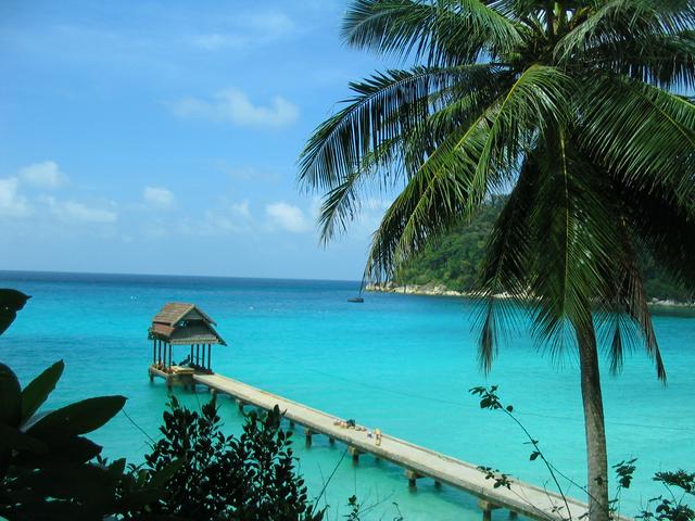 A beach on Perhentian