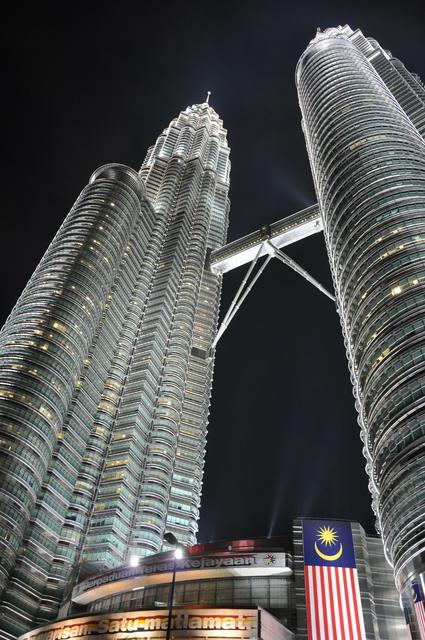 The iconic Petronas Twin Towers, Kuala Lumpur