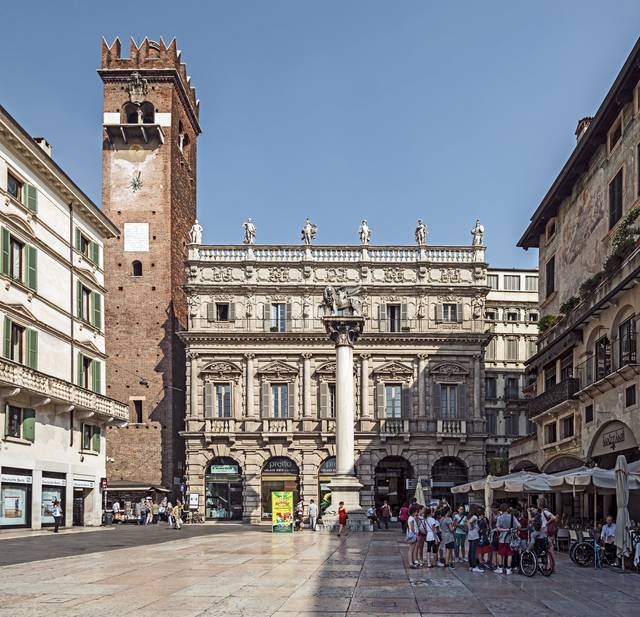 Palazzo Maffei and Piazza delle Erbe