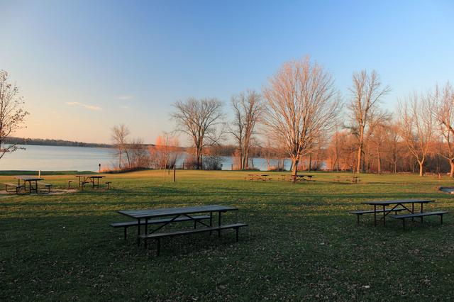 Pike Lake unit picnic area in late fall