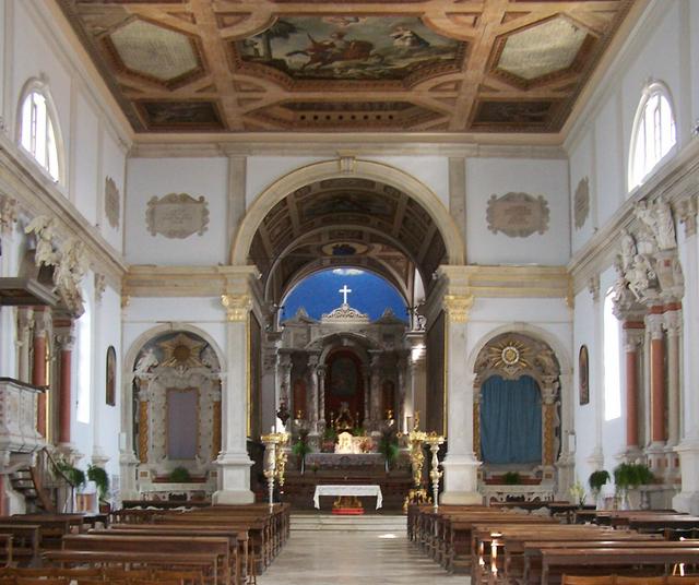 Inside the Church of St. George