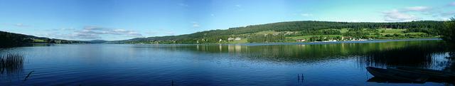 Malbuisson on Saint-Point lake