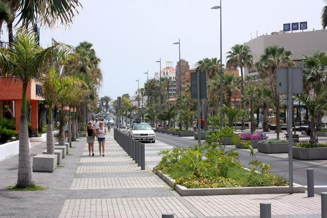 Shopping street in Playa de las Américas