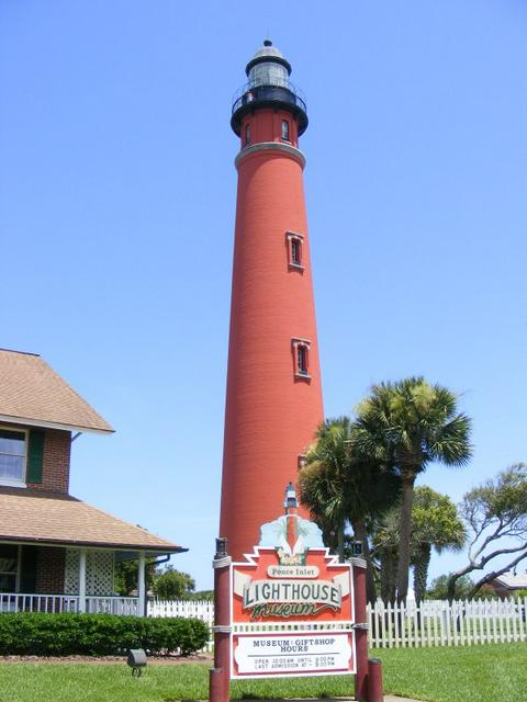 Ponce Inlet Lighthouse, the tallest lighthouse in Florida.