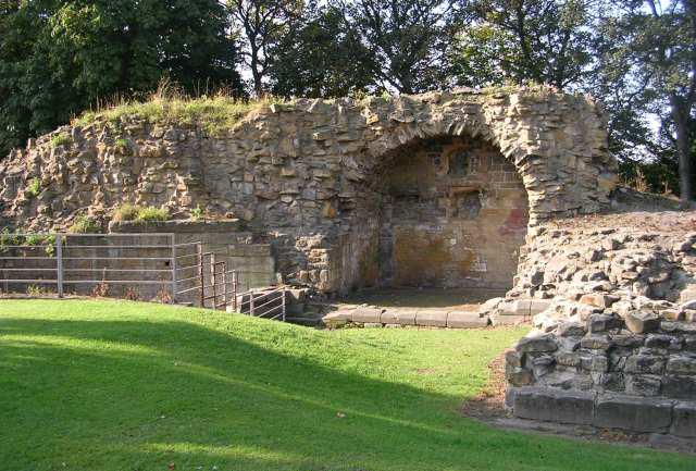 Pontefract Castle ruins