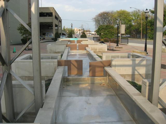 Artwork commemorating the canal.