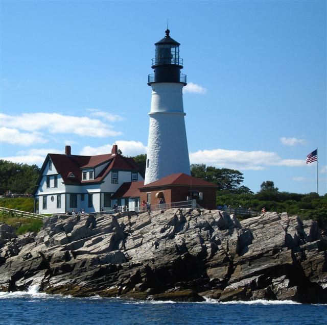 Portland Head Light located at Cape Elizabeth, Maine