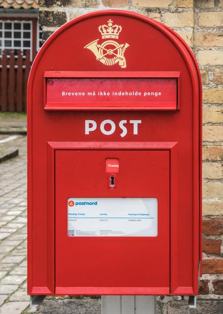 Mailbox in Denmark