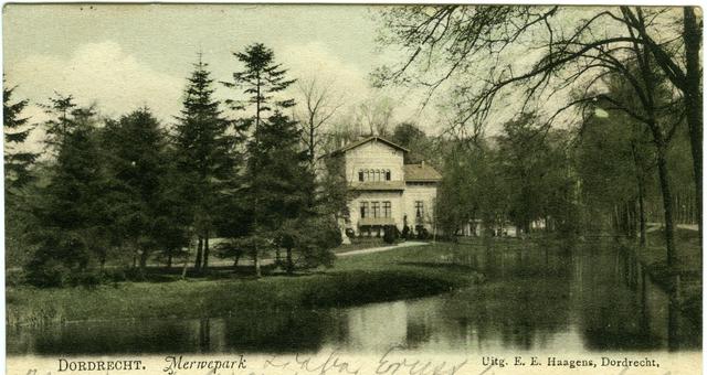 Park Merwestein in 1901, with the original villa still standing.