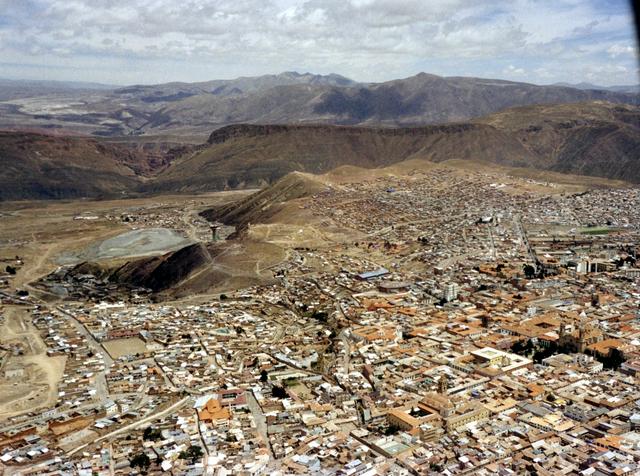 Aerial photo of Potosí