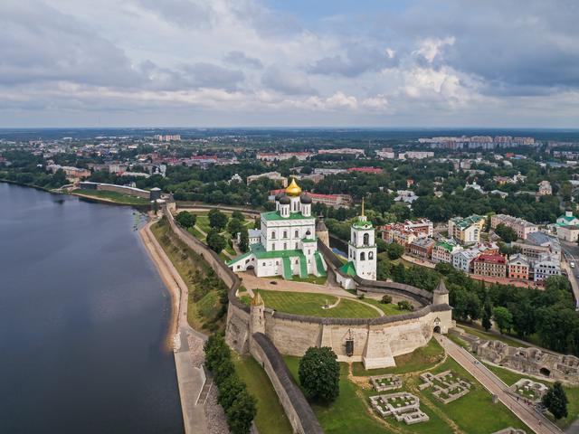 View of Krom (Pskov's kremlin)