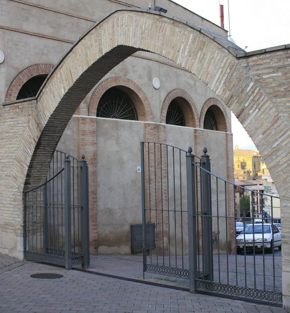 San Julián gate in Barbastro