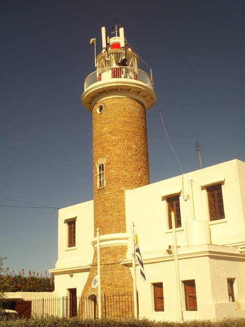 Closeup of Punta Carretas lighthouse