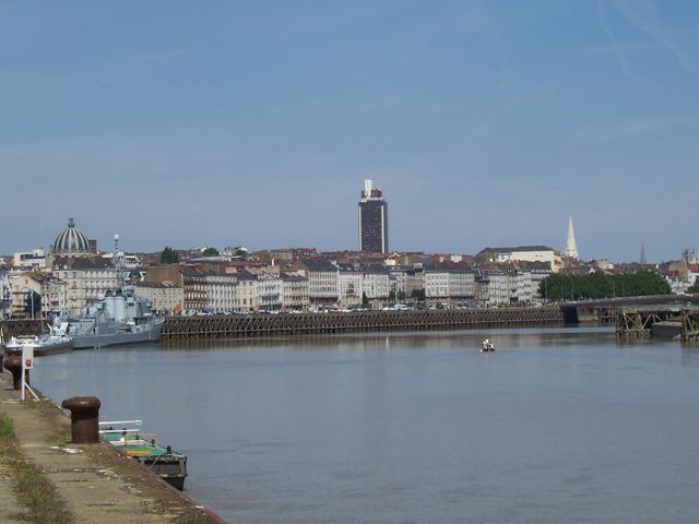 Nantes seen from Quai de la Fosse