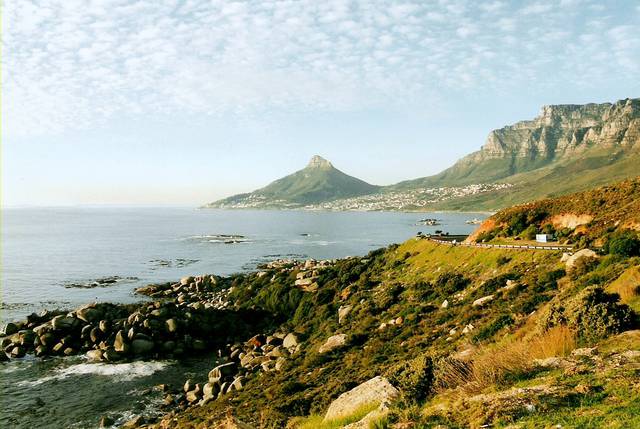 West coast of the Cape Peninsula.