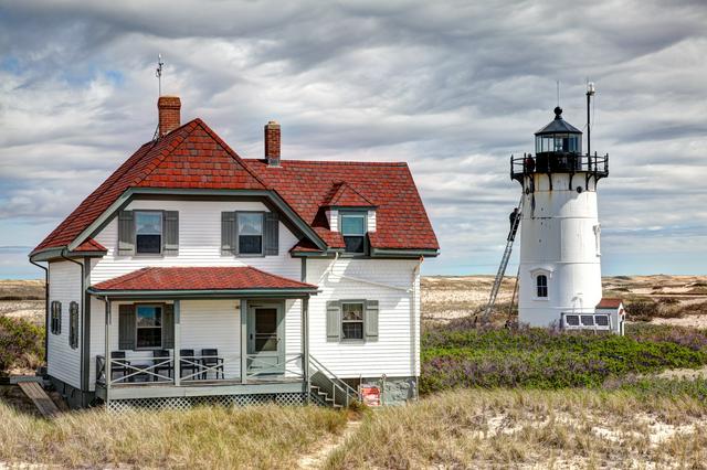 Race Point Lighthouse gets a fresh coat of white paint