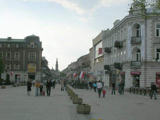 Żeromskiego is one of the main streets in the centre of Radom