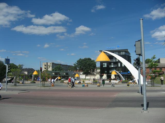 The new modern town square in Rakvere