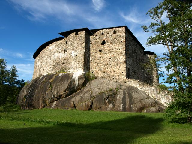 First stage of Raseborg Castle was built in the 14th century to protect Swedish interests against the Hanseatic city of Tallinn