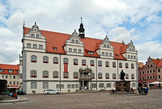 Wittenberg town hall at market square