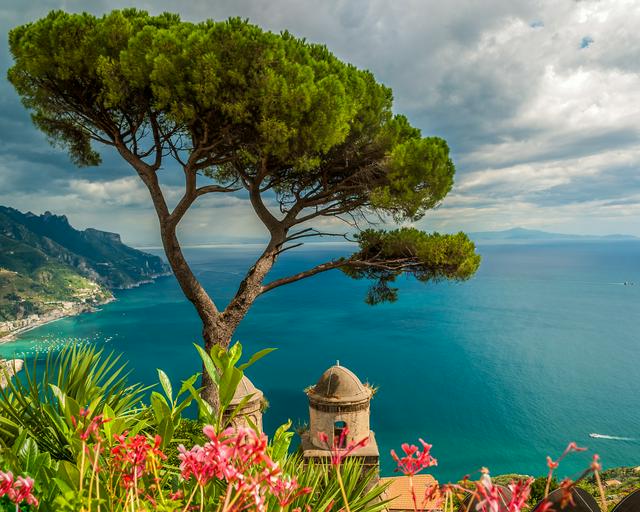 View from gardens of Villa Rufolo