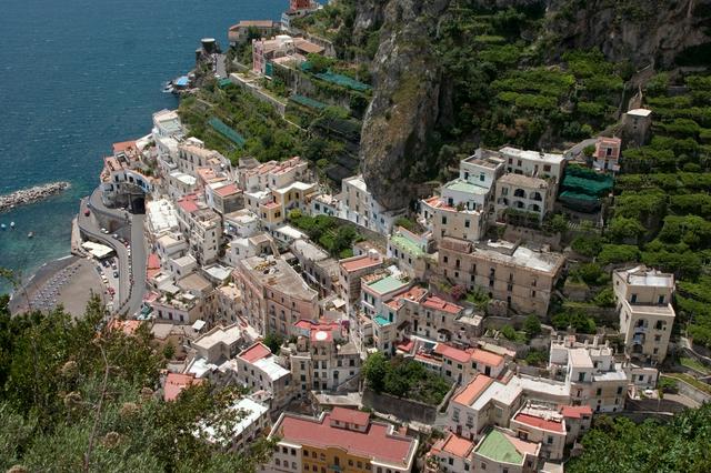 A hillside view from Ravello.