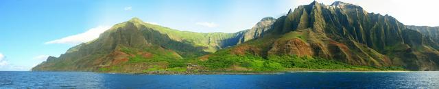 Na Pali Coast from the ocean