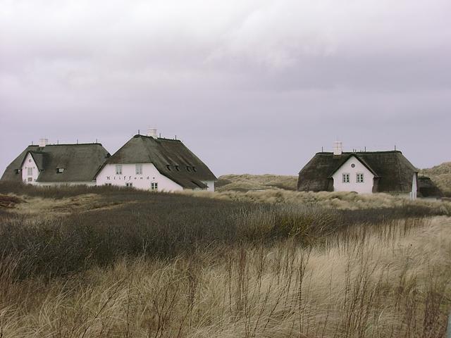 Thatched cottages in Kampener Heide on Sylt
