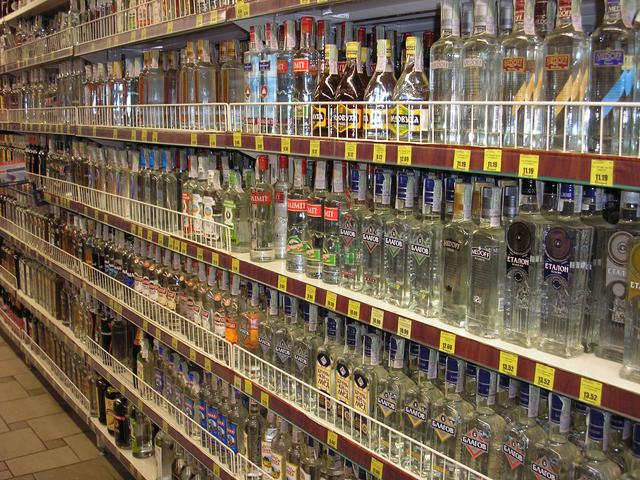 Different Ukrainian vodkas