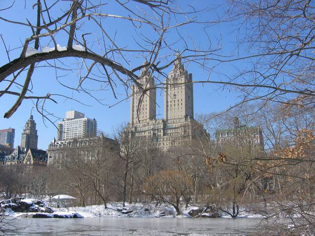 Central Park is pretty at any time of the year.