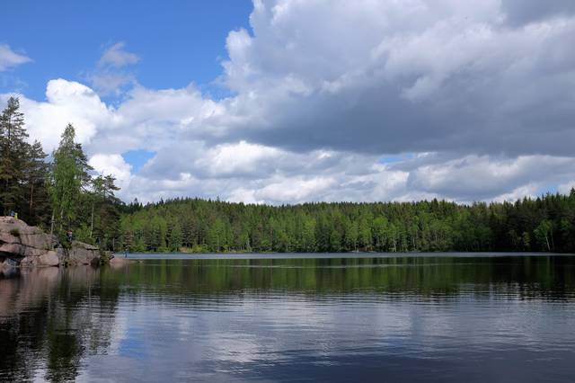 A nature reserve in the Oslo forest, Marka.