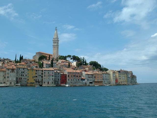 Coastal view of Rovinj.